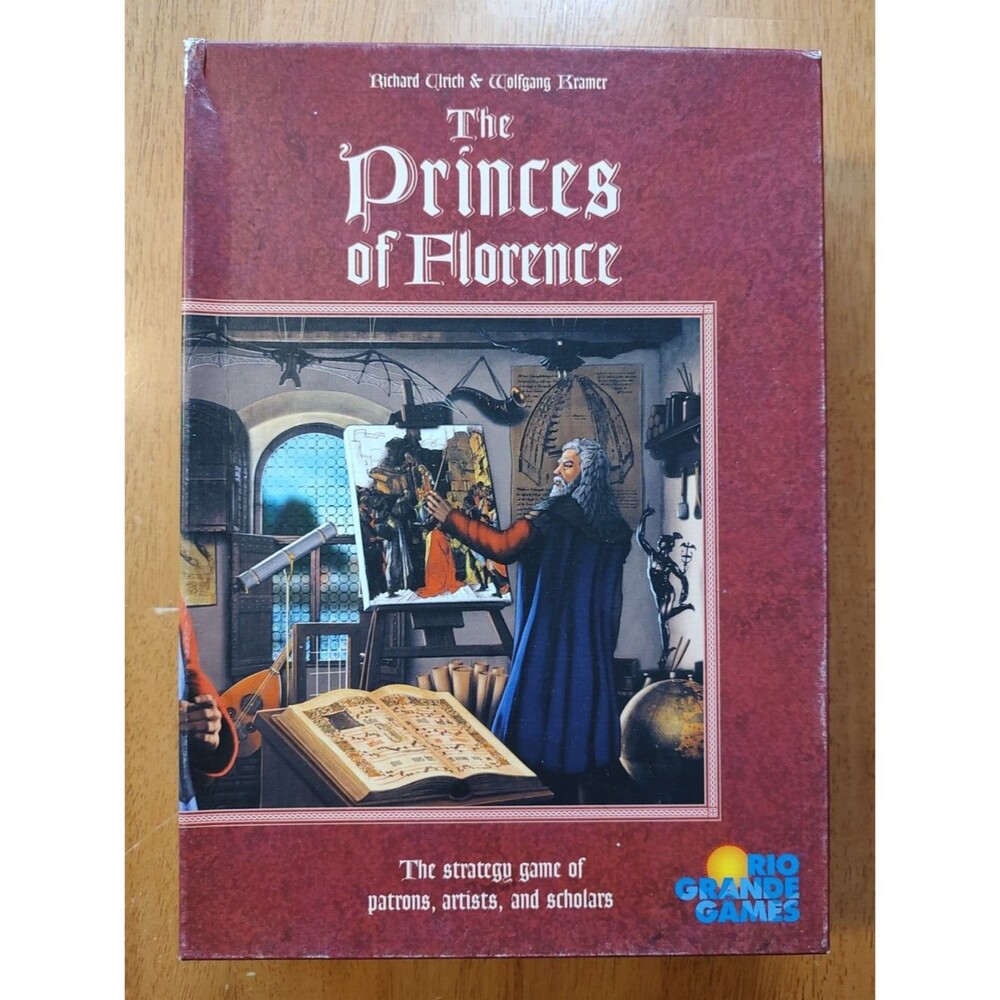 The Princes of Florence Ulrich & Kramer Rio Grande Games 2000 muse &princess exp